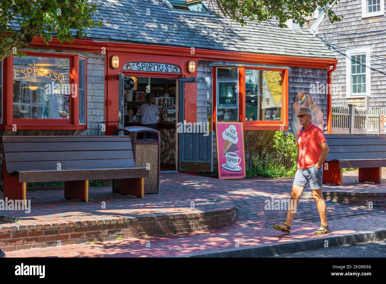 Provincetown, Massachusetts, USA September 14, 2022 Narrow streets