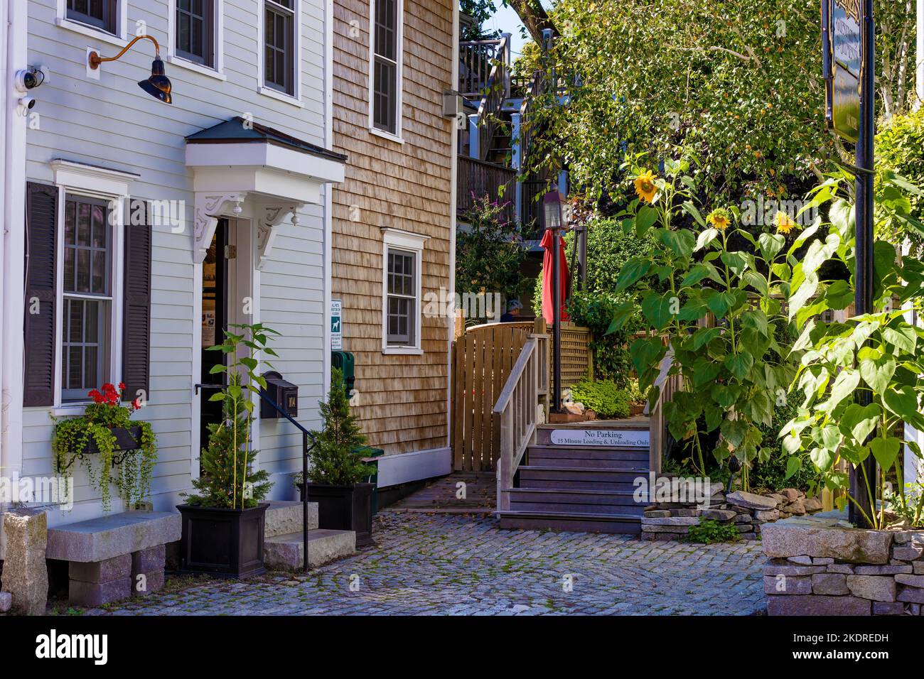 Provincetown, Massachusetts, USA September 14, 2022 Narrow streets