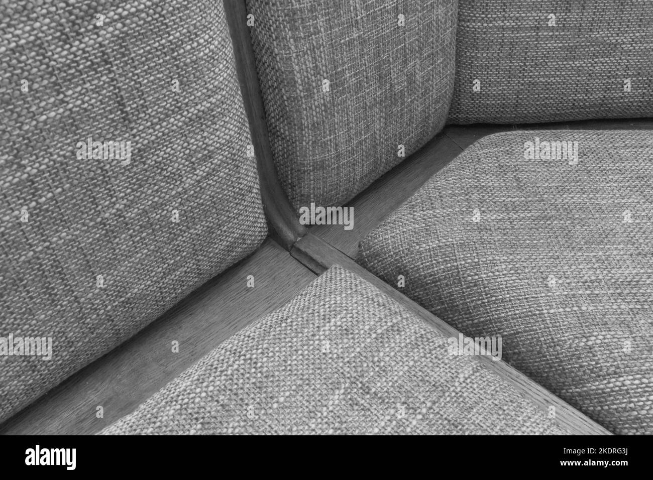 Furniture grey upholstery vintage sofa classic, retro decoration