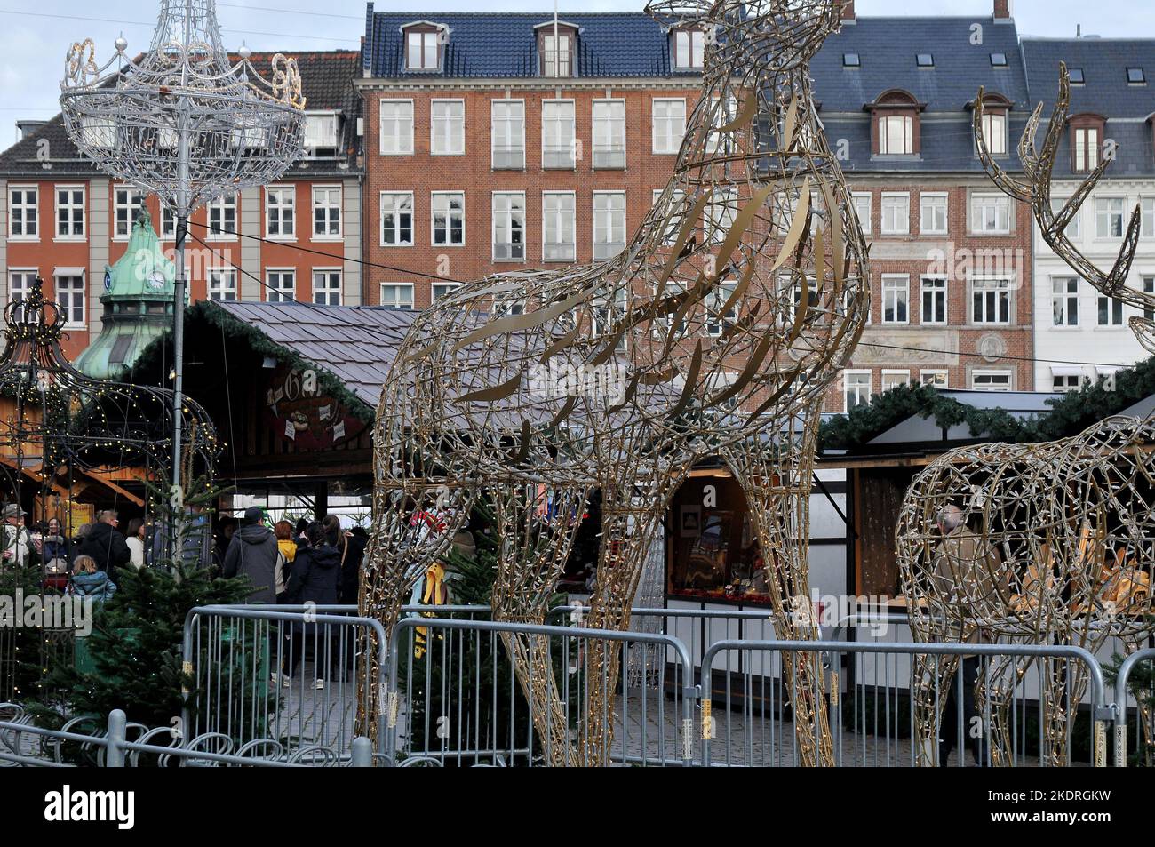 Denmark In November Copenhagen/Denmark/08 November 2022/ Copenhagen christmas market at ...