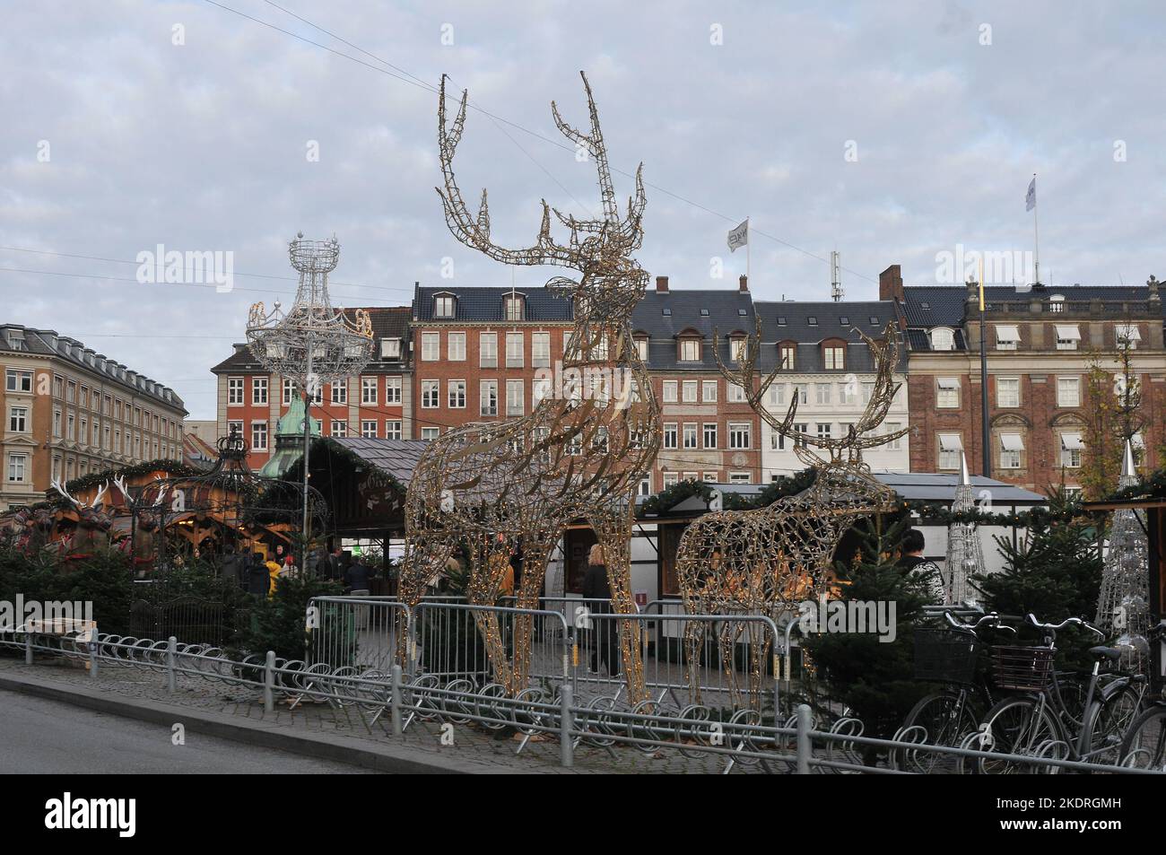 Denmark In November Copenhagen/Denmark/08 November 2022/ Copenhagen christmas market at ...