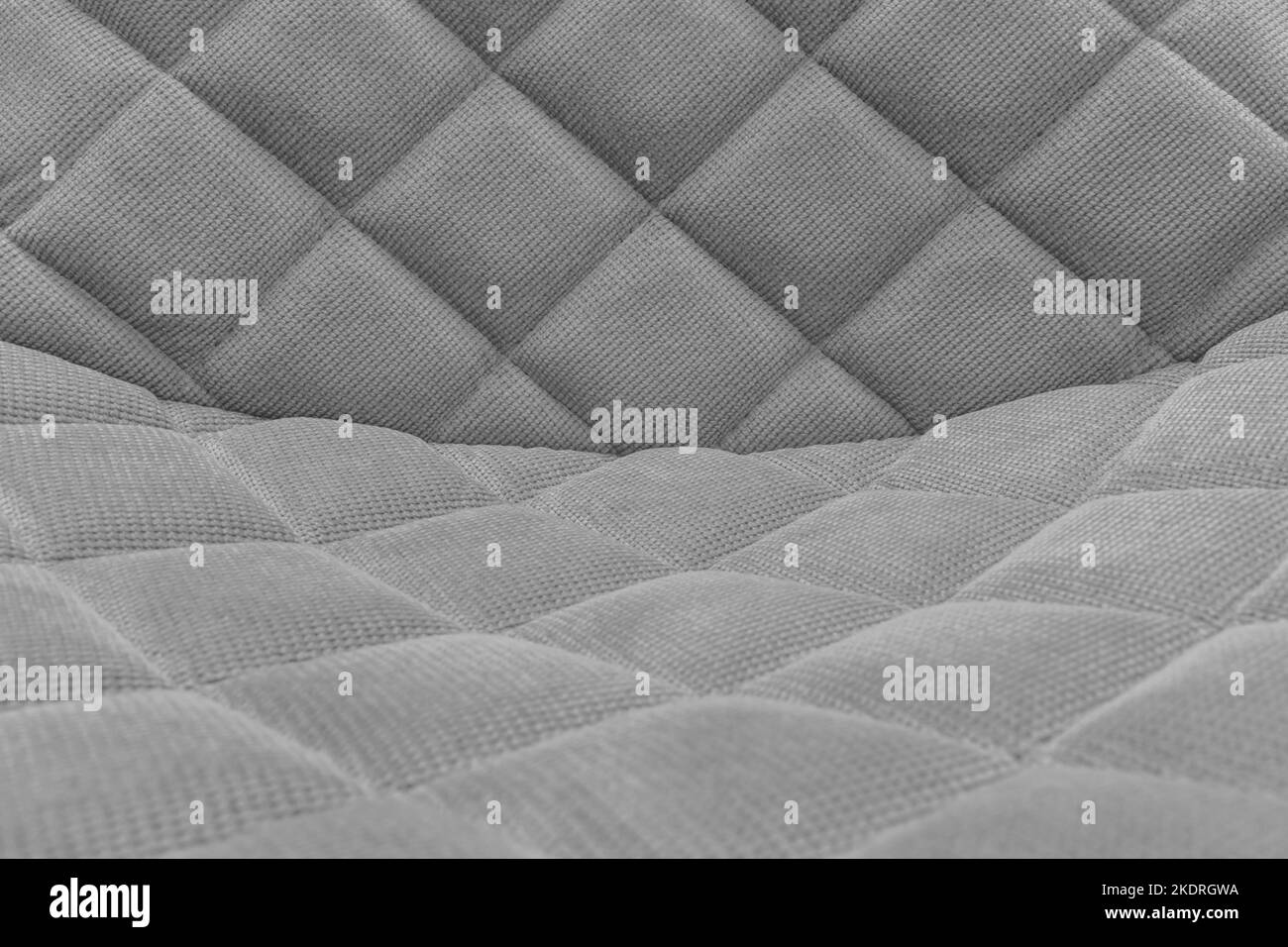 Fabric grey upholstery of interior chair design object decoration vintage background. Stock Photo