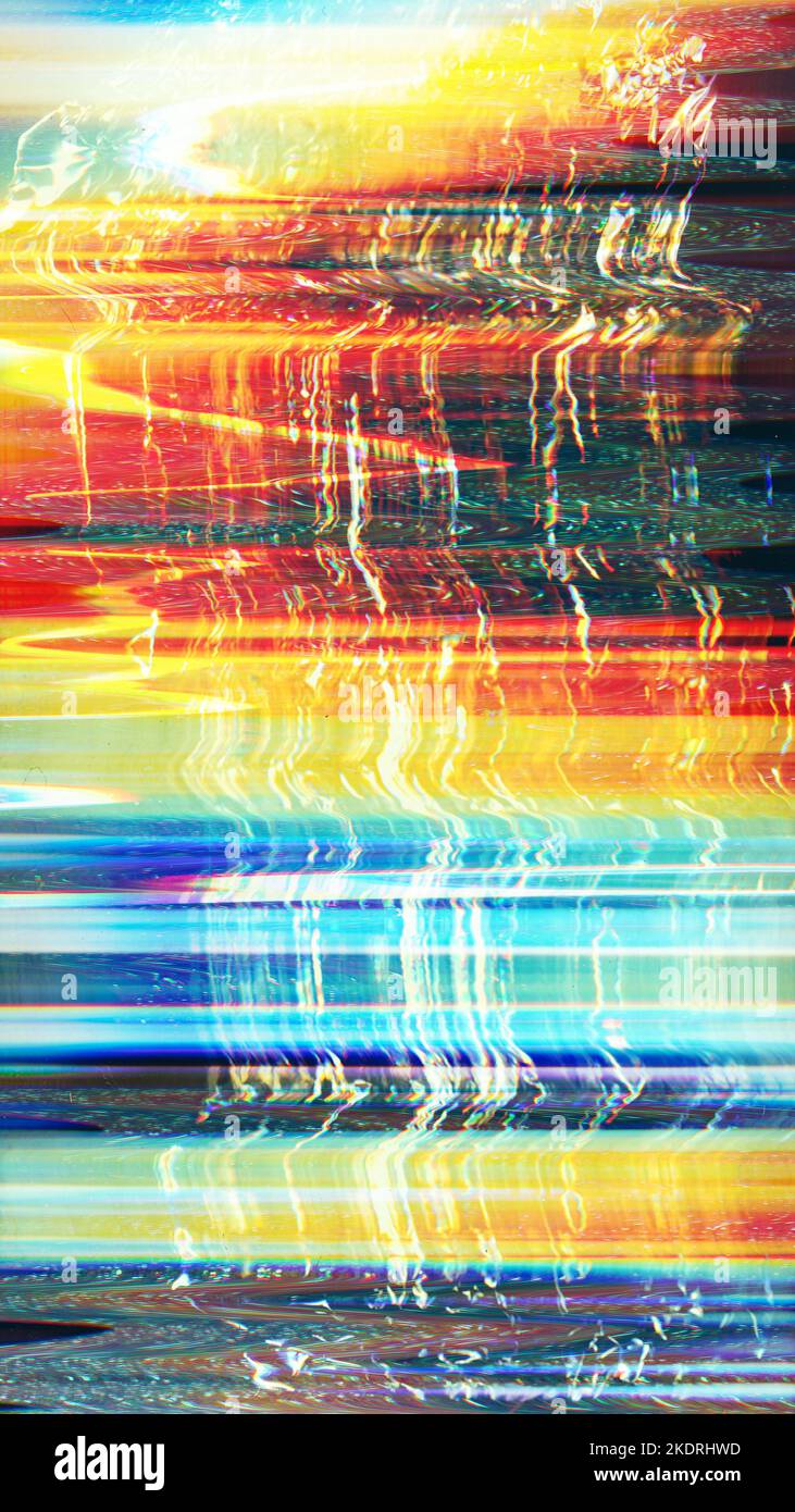 vhs glitch texture static noise overlay artifacts Stock Photo Alamy