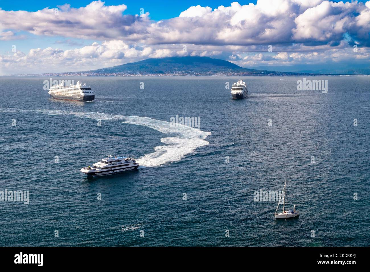 Amalfi coast sunset cruise hi-res stock photography and images - Alamy