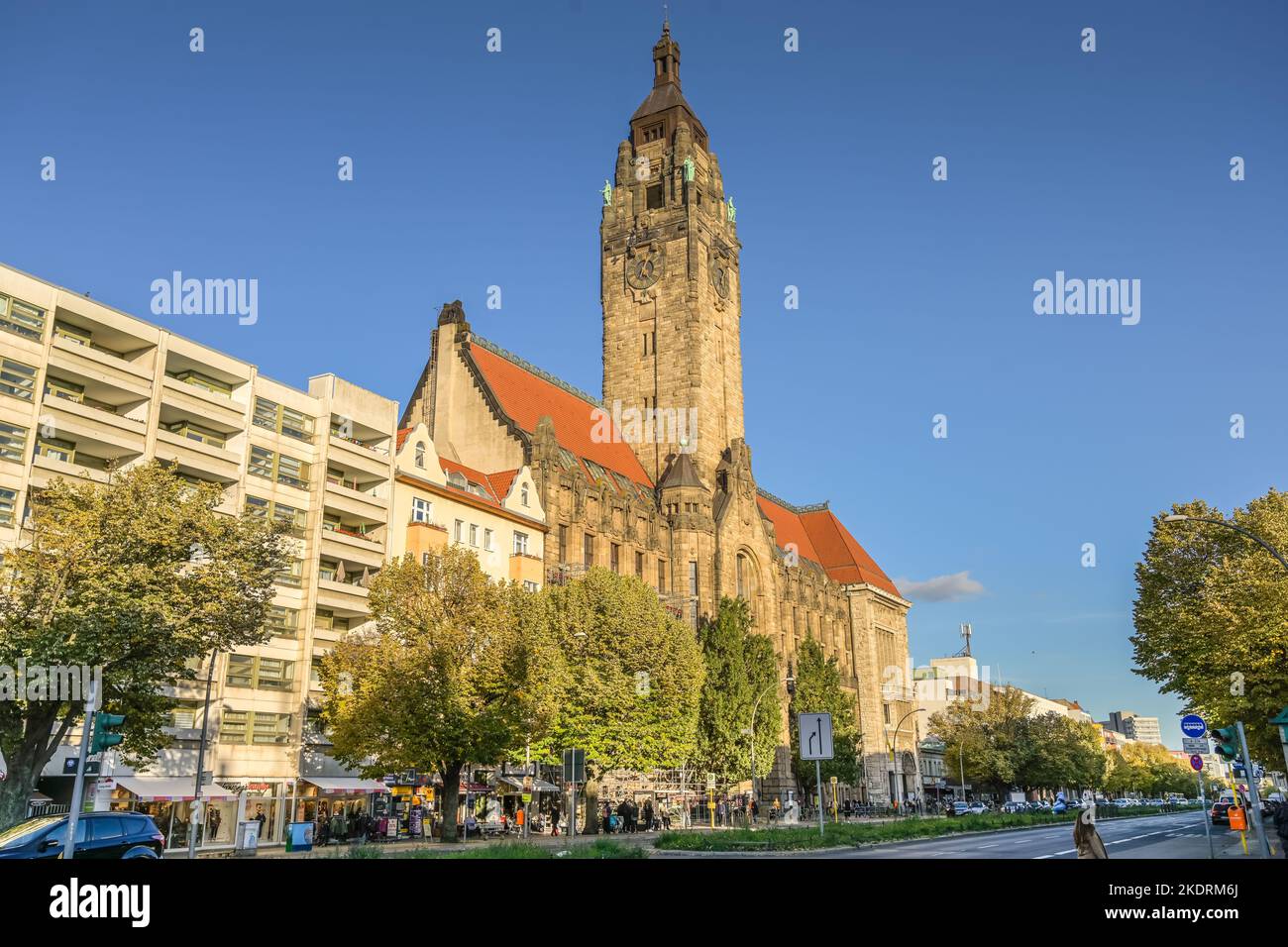 Rathaus Charlottenburg, OttoSuhrAllee, Charlottenburg, Berlin, Deutschland Stock Photo Alamy