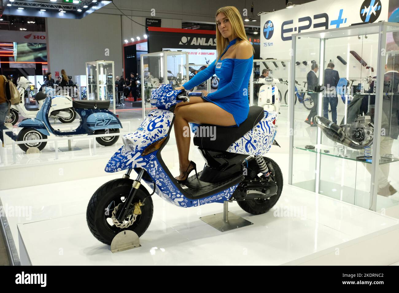 Milan, Italy. 08th Nov, 2022. Polini scooter exposed at EICMA during EICMA  - 2022 International cycle and motorcycle exposition, News in Milan, Italy,  November 08 2022 Credit: Independent Photo Agency/Alamy Live News Stock  Photo - Alamy