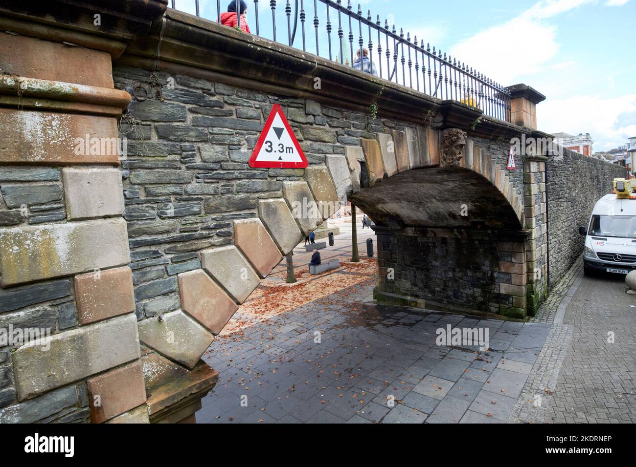 interior of magazine gate the most recent gate to be added to the walled city of derry in 1888 derry londonderry northern ireland uk Stock Photo