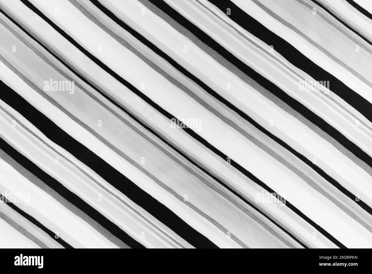 Vintage Black and White Fabric Abstract Line Pattern Stripe Textile