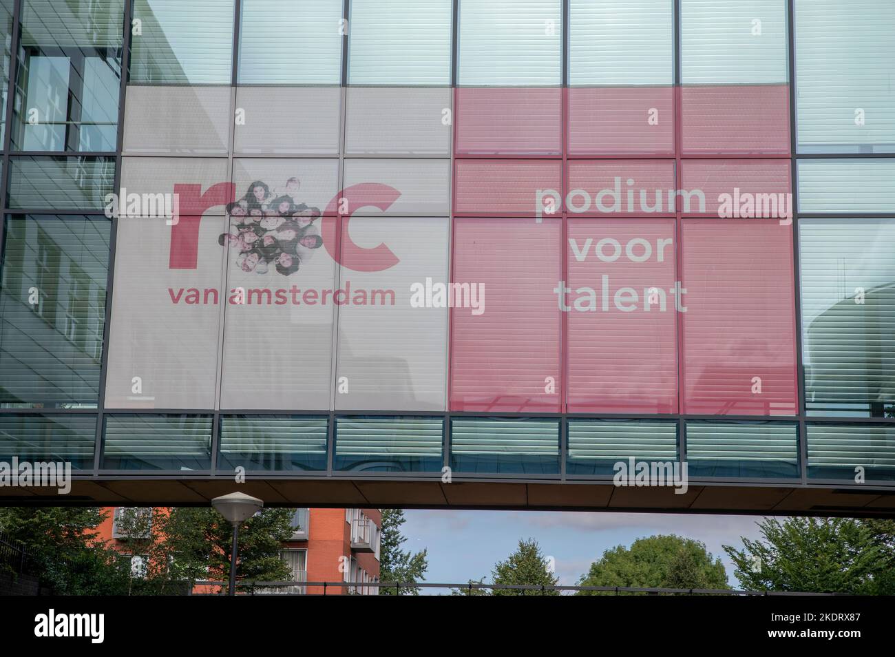 ROC Bijlmer Building At Amsterdam The Netherlands 13-9-2022 Stock Photo