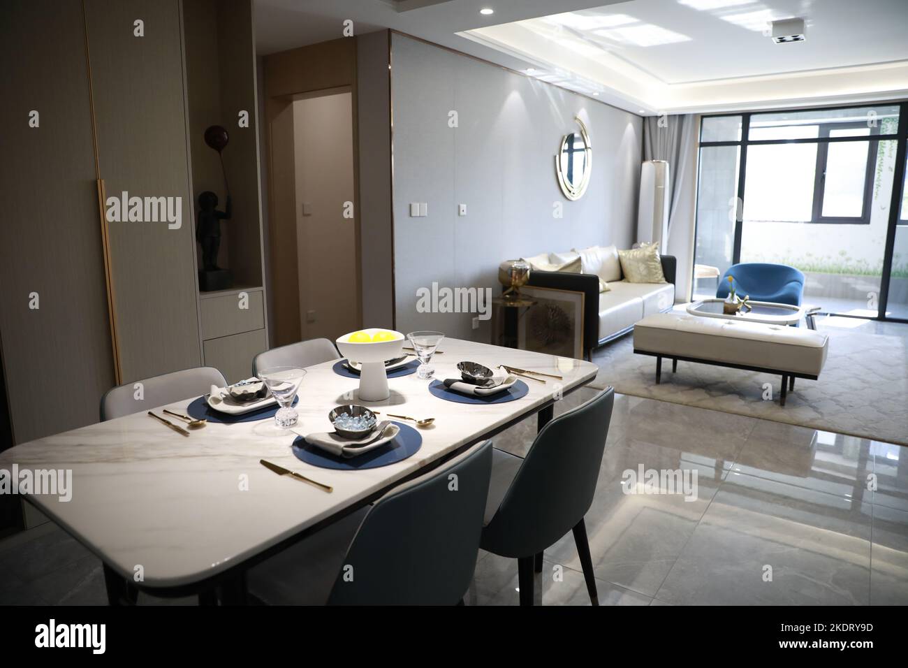 Modern luxury style decoration of the sitting room Stock Photo - Alamy