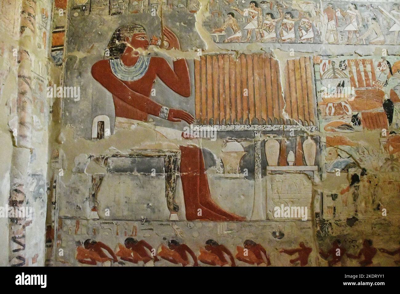 The Tomb Of Vizier Mehu At Saqqara Egypt October 17 2022 CTK Photo 