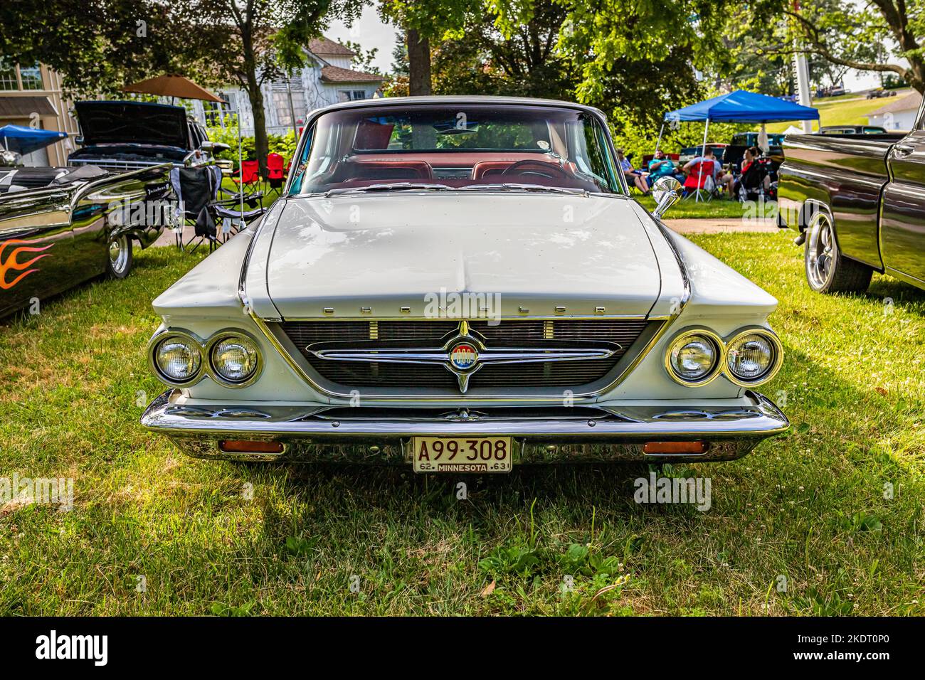 Des Moines, IA July 02, 2022 High perspective front view of a 1963