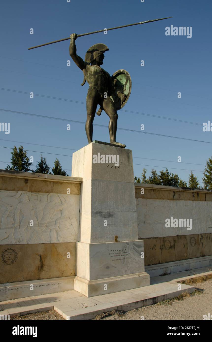 Battle of thermopylae statue hi-res stock photography and images - Alamy