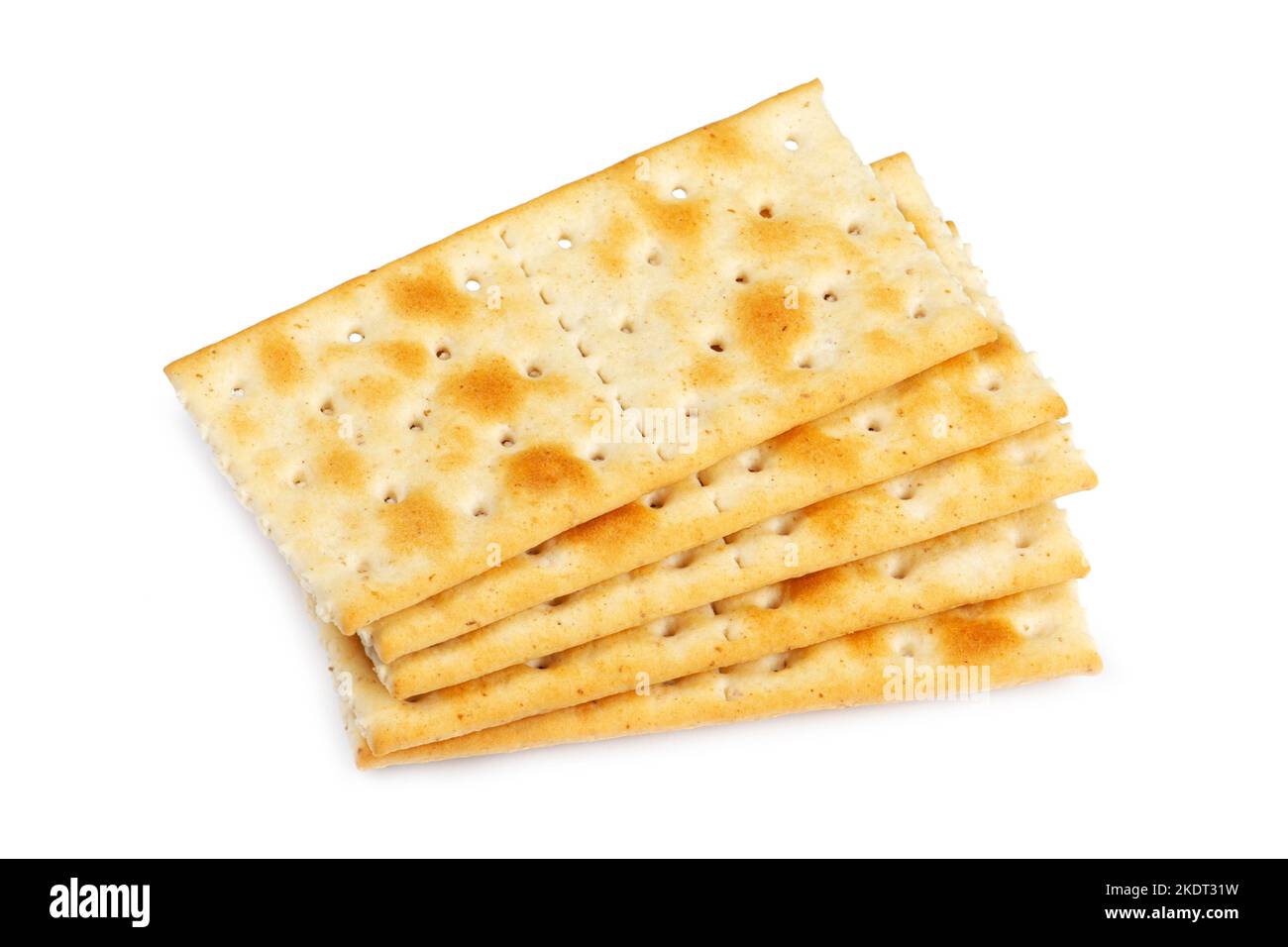 Group of crackers isolated on white Stock Photo - Alamy