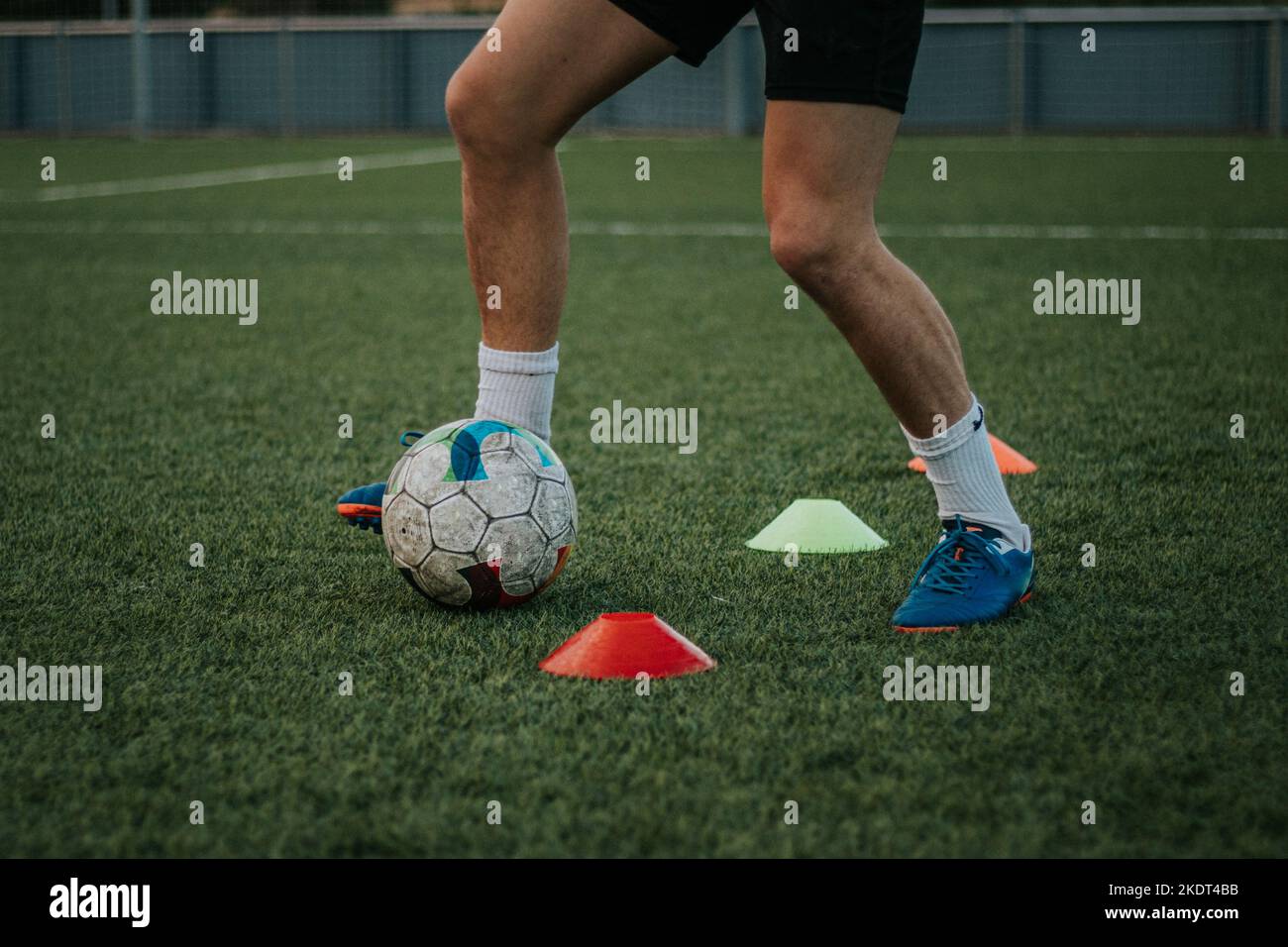 Football cones dribbling hires stock photography and images Alamy