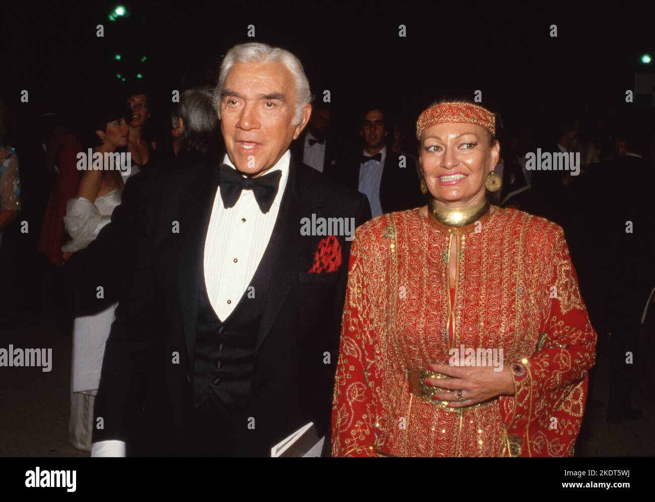 Lorne Greene and Nancy Deale at the 37th Annual Primetime Emmy Awards