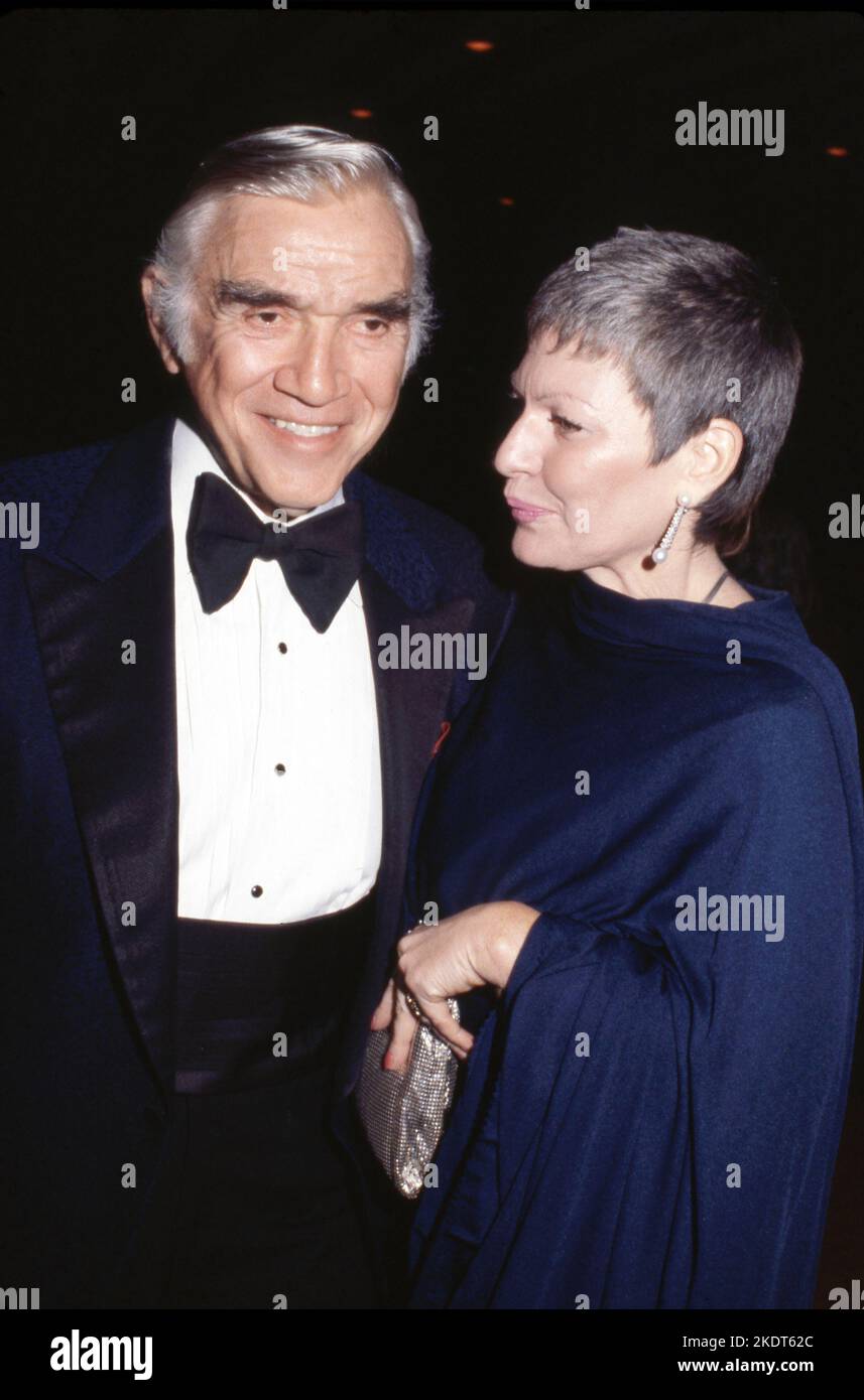 Lorne Greene and Nancy Deale Circa 1980's Credit Ralph Dominguez