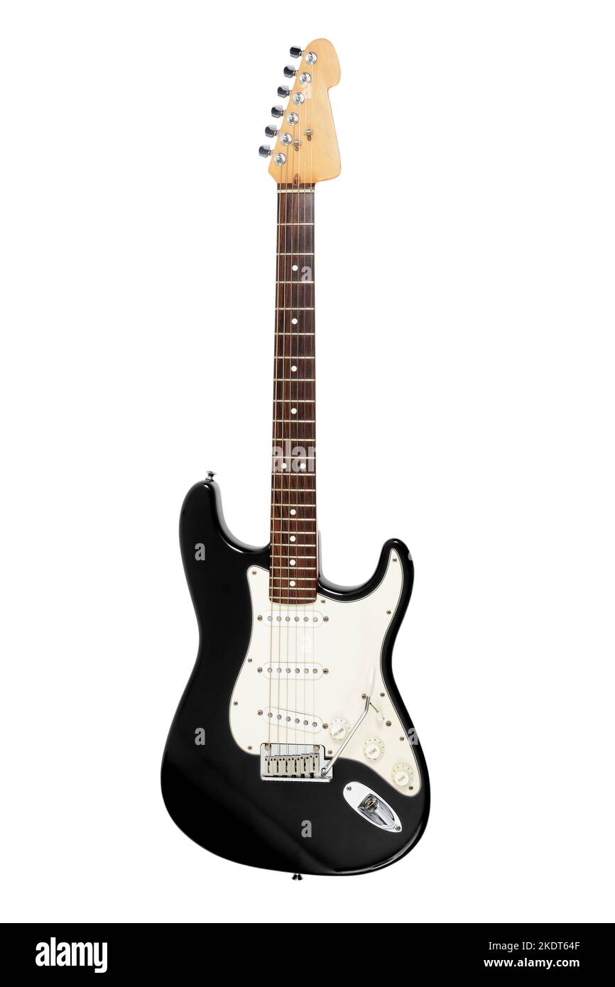 Electric guitar, white background Stock Photo Alamy