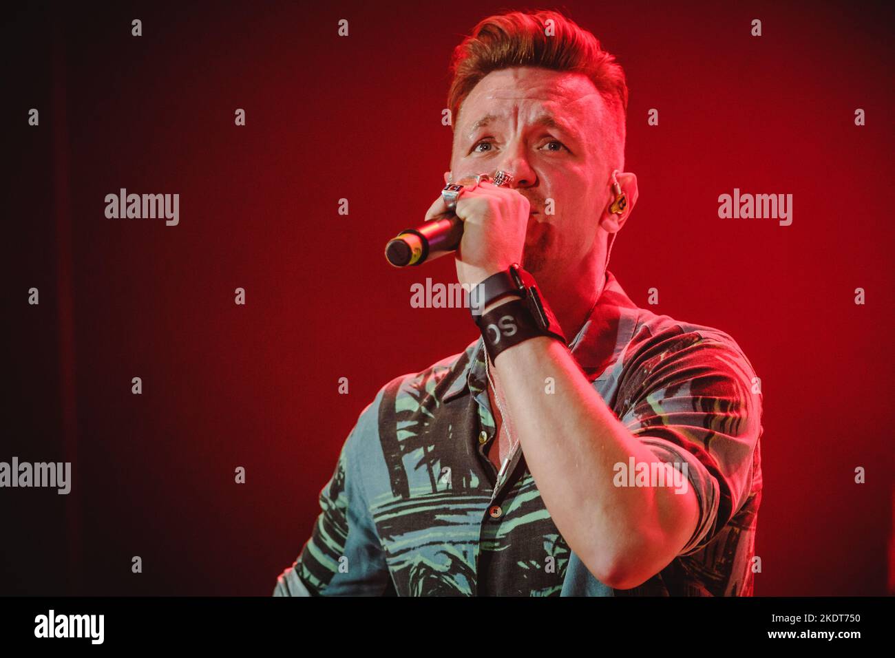  Zürich, Switzerland. 29th, October 2022. The German singer Ben Zucker Illustration 