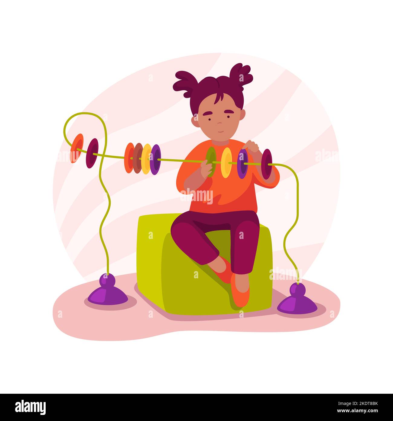 Counting to ten isolated cartoon vector illustration Stock Vector Image ...