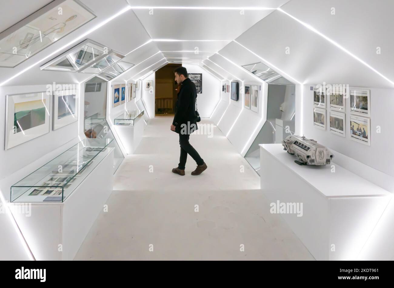 2001: A Space Odyssey (1968) installation. Stanley Kubrick exhibition Stock Photo