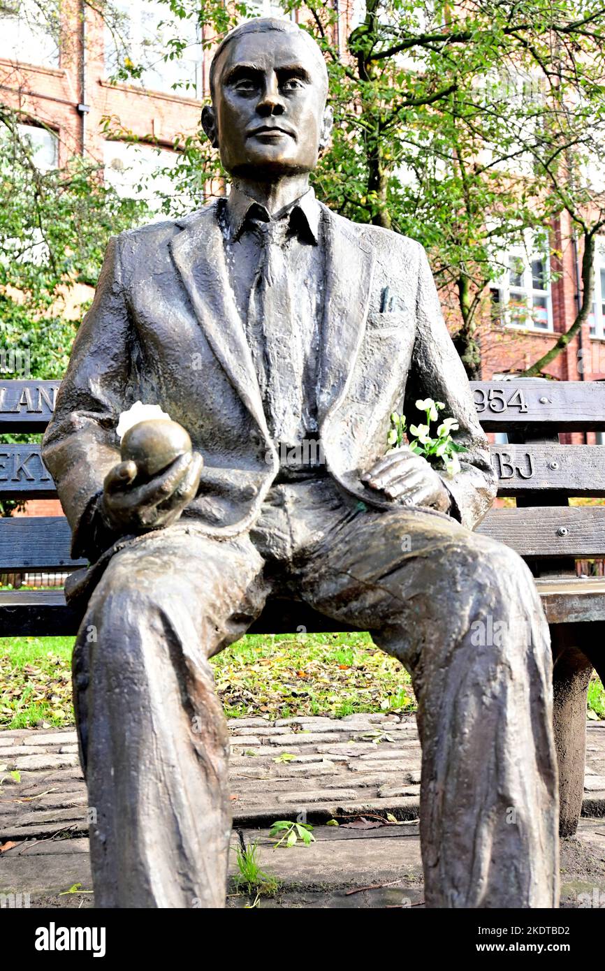 Alan Turing Statue Stock Photo Alamy