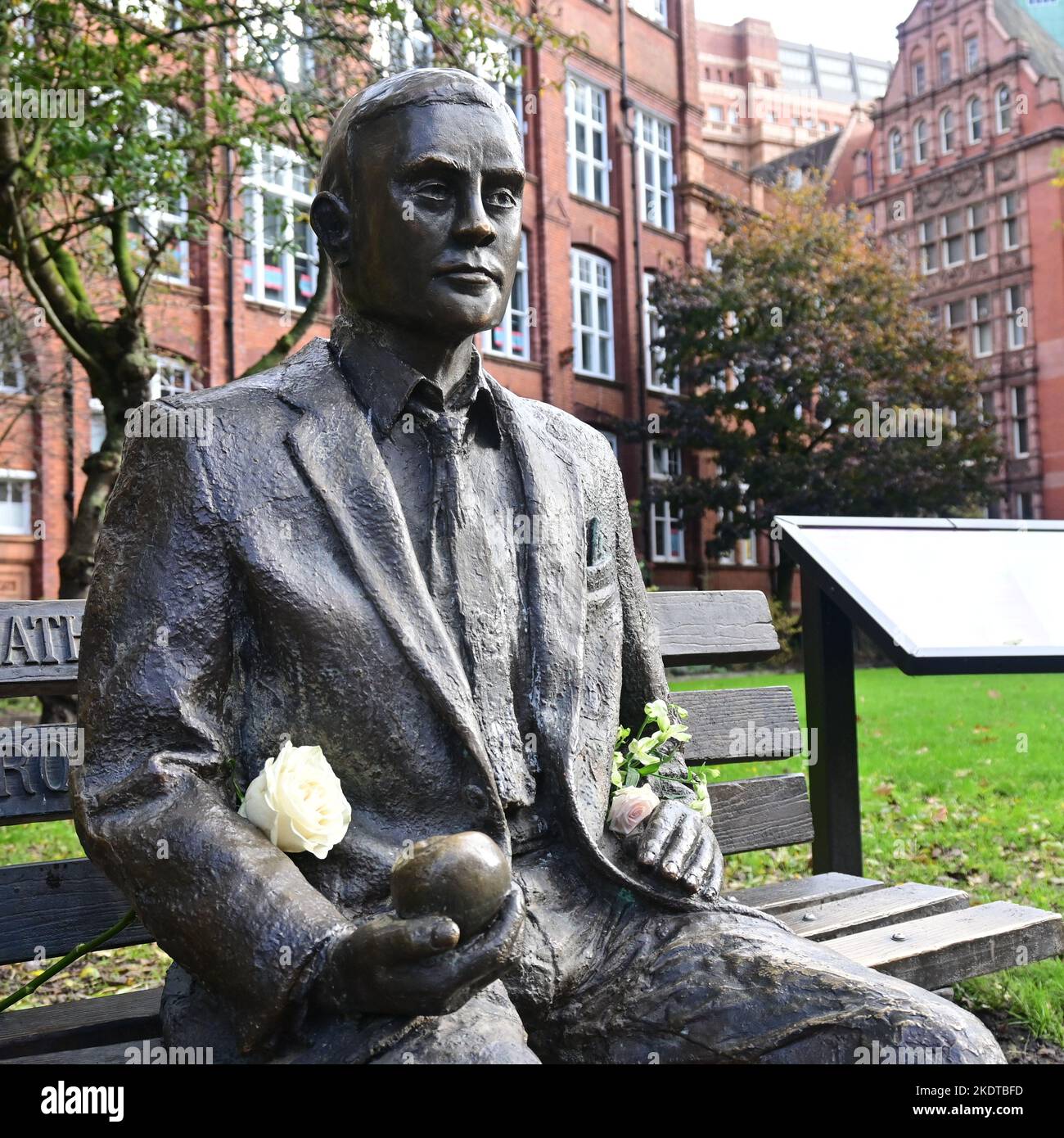 Alan Turing Statue Stock Photo Alamy