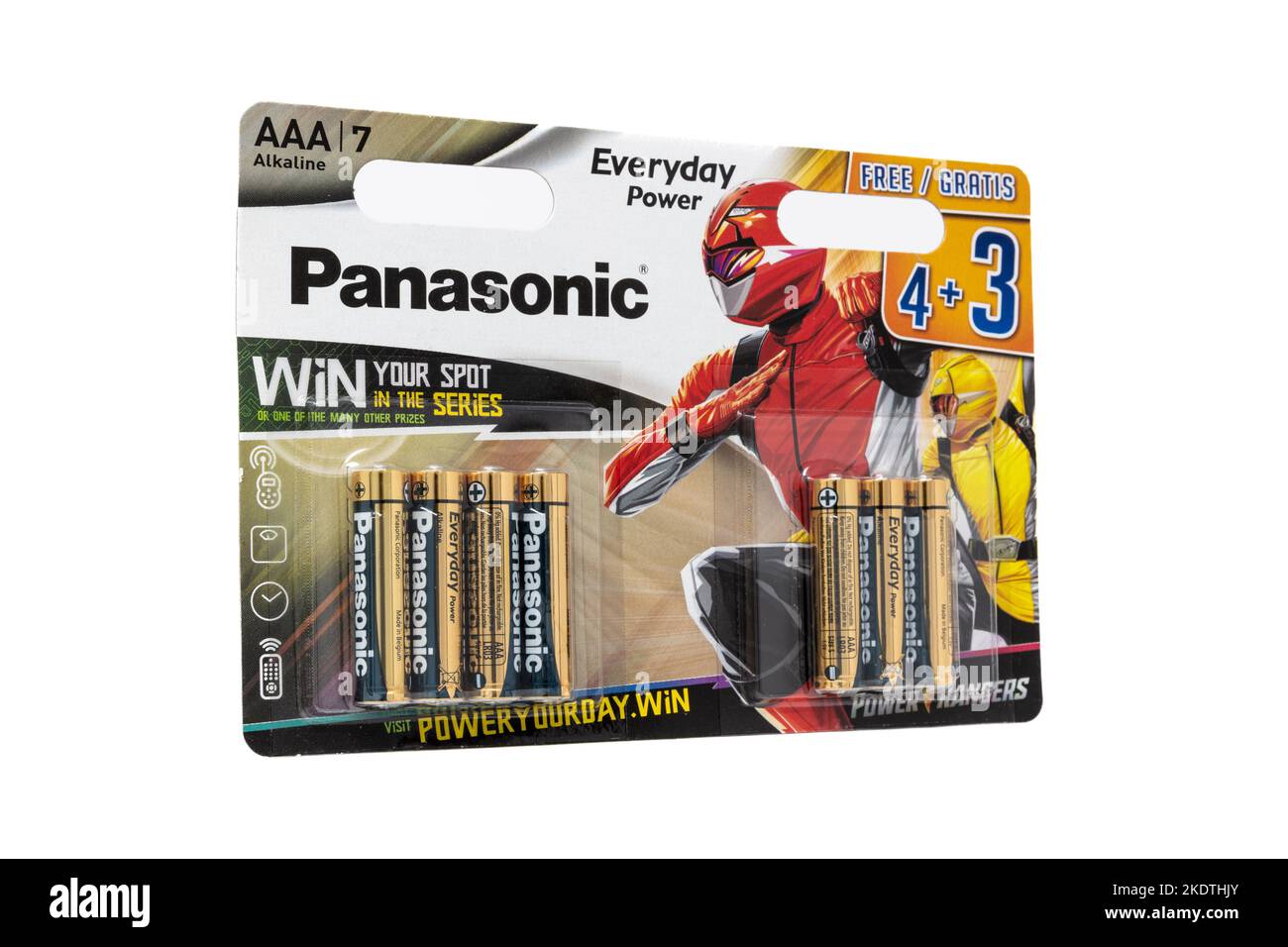 Panasonic Everyday Power AAA Batteries Stock Photo - Alamy