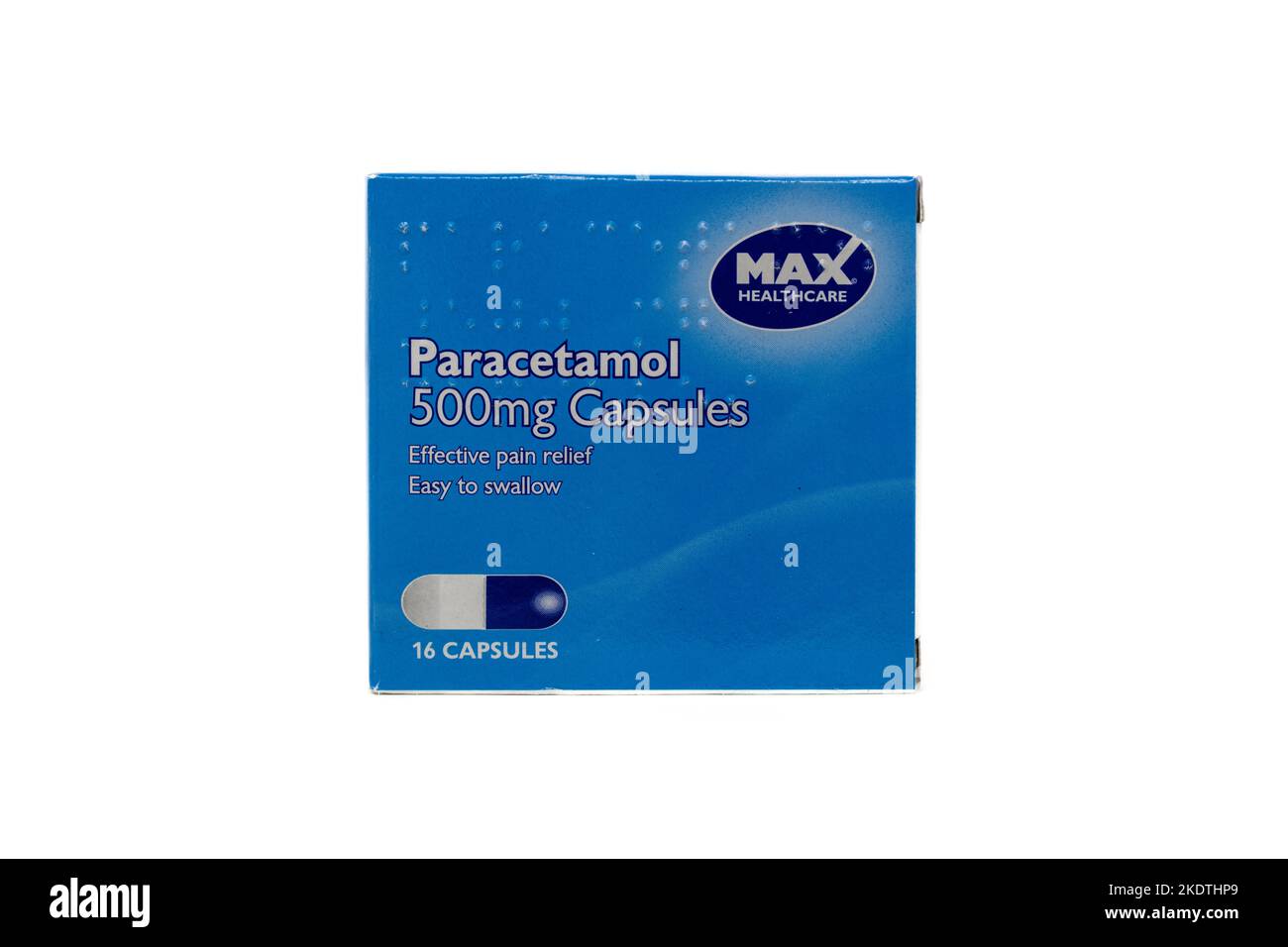 Max Healthcare Paracetamol 500mg Capsules 16pk Stock Photo Alamy