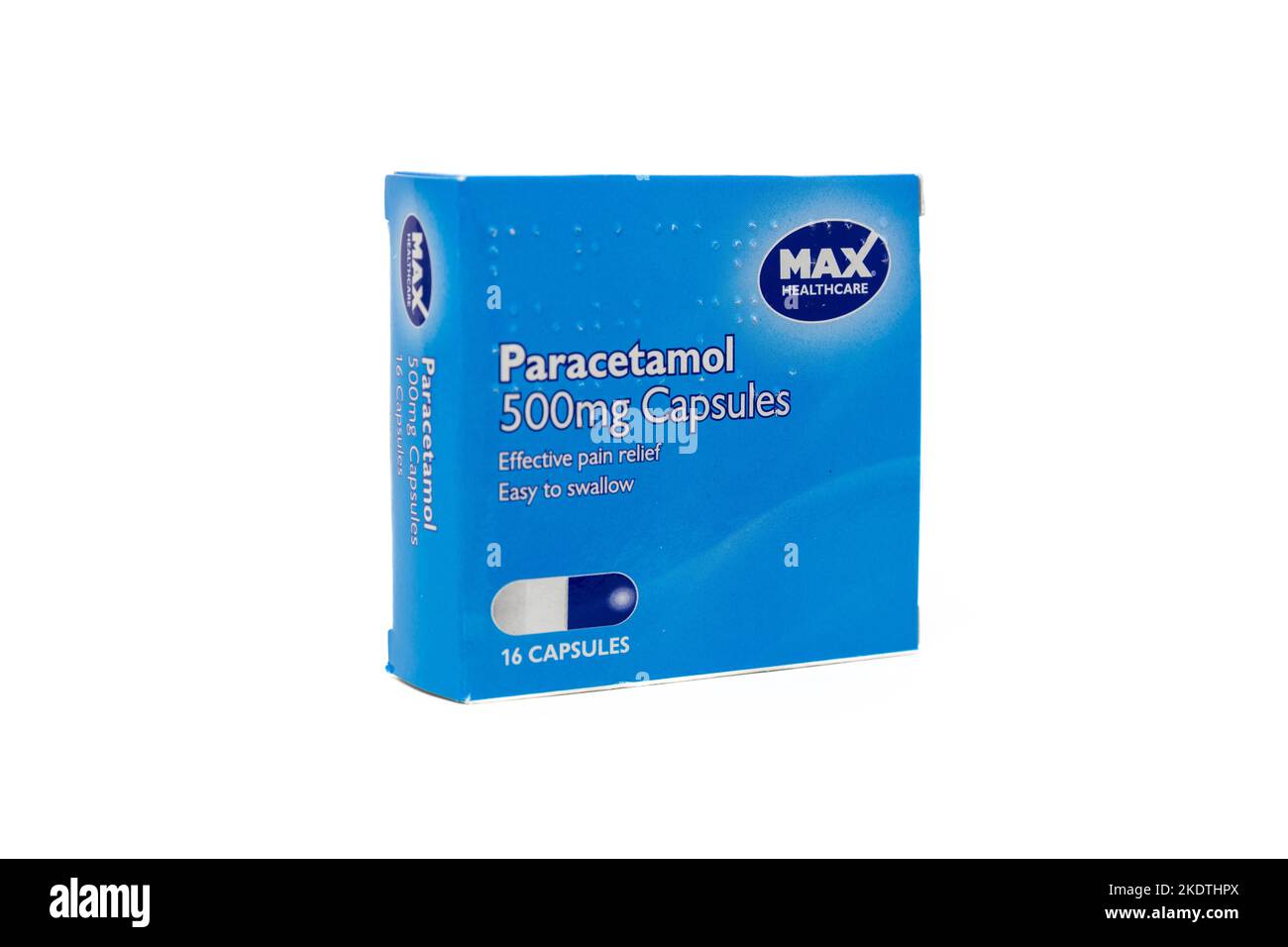 Max Healthcare Paracetamol 500mg Capsules 16pk Stock Photo Alamy