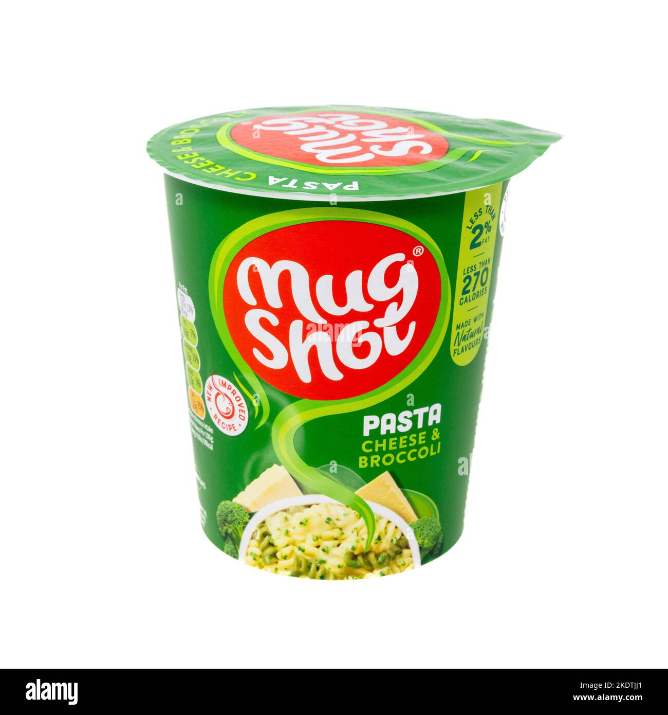 Mug Shot Cheese & Broccoli Pasta Stock Photo Alamy