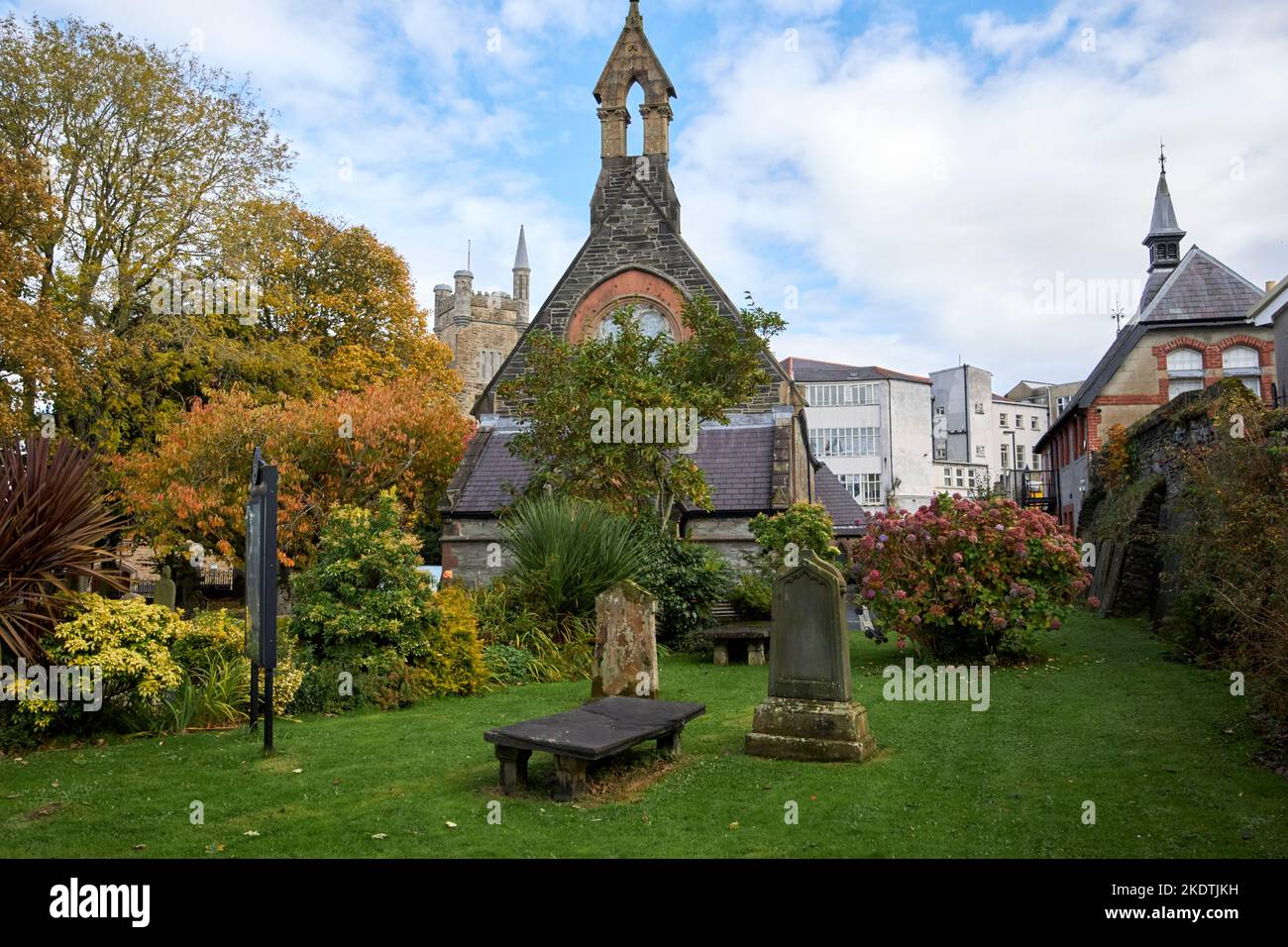 st augustines church known as the wee church on the walls derry londonderry northern ireland uk Stock Photo