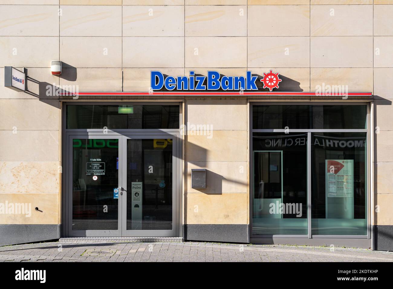 DenizBank branch in Cologne, Germany Stock Photo