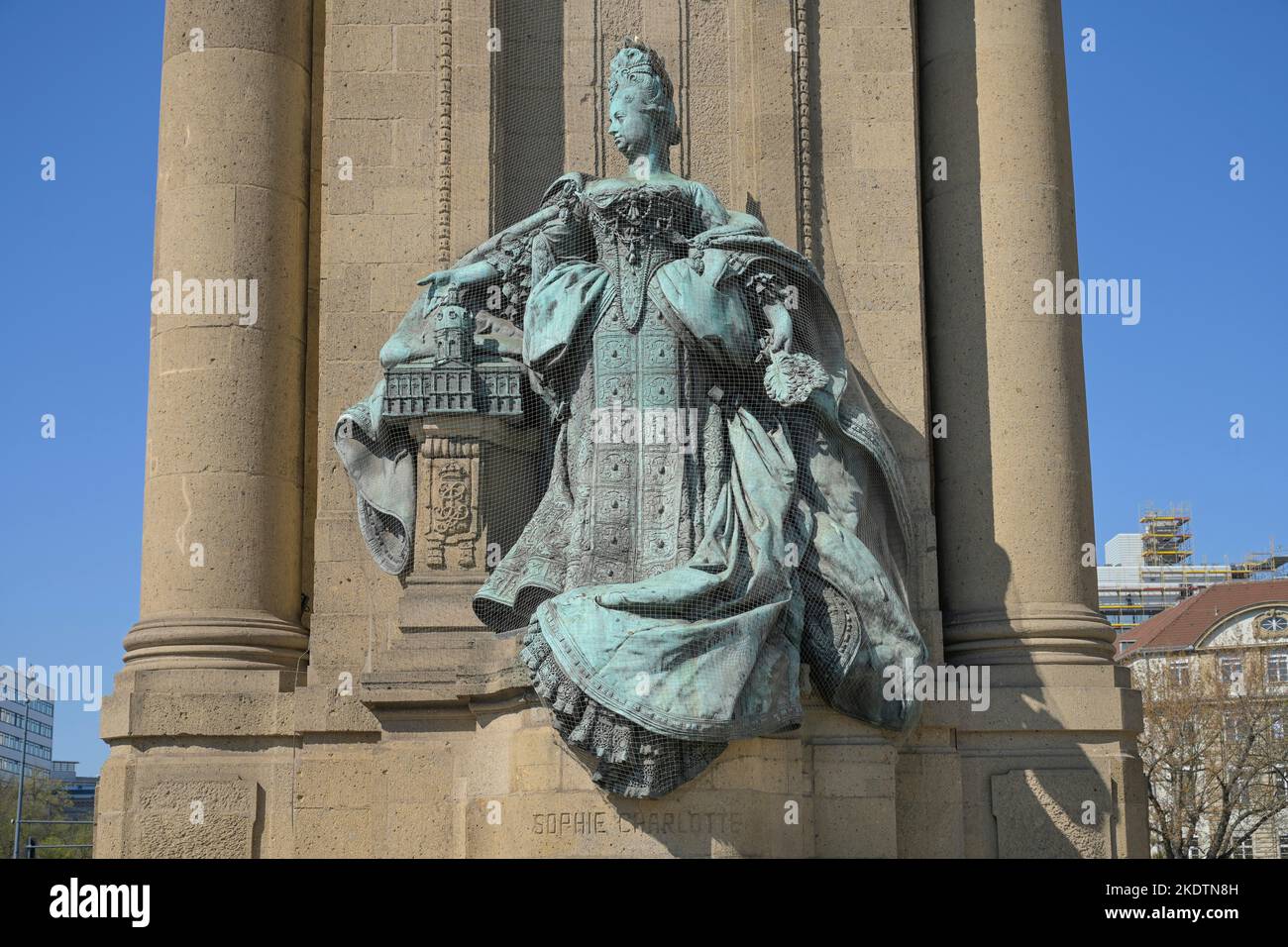 Königin Sophie Charlotte, Charlottenburger Tor, Straße des 17. Juni, Charlottenburg, Berlin, Deutschland Stock Photo