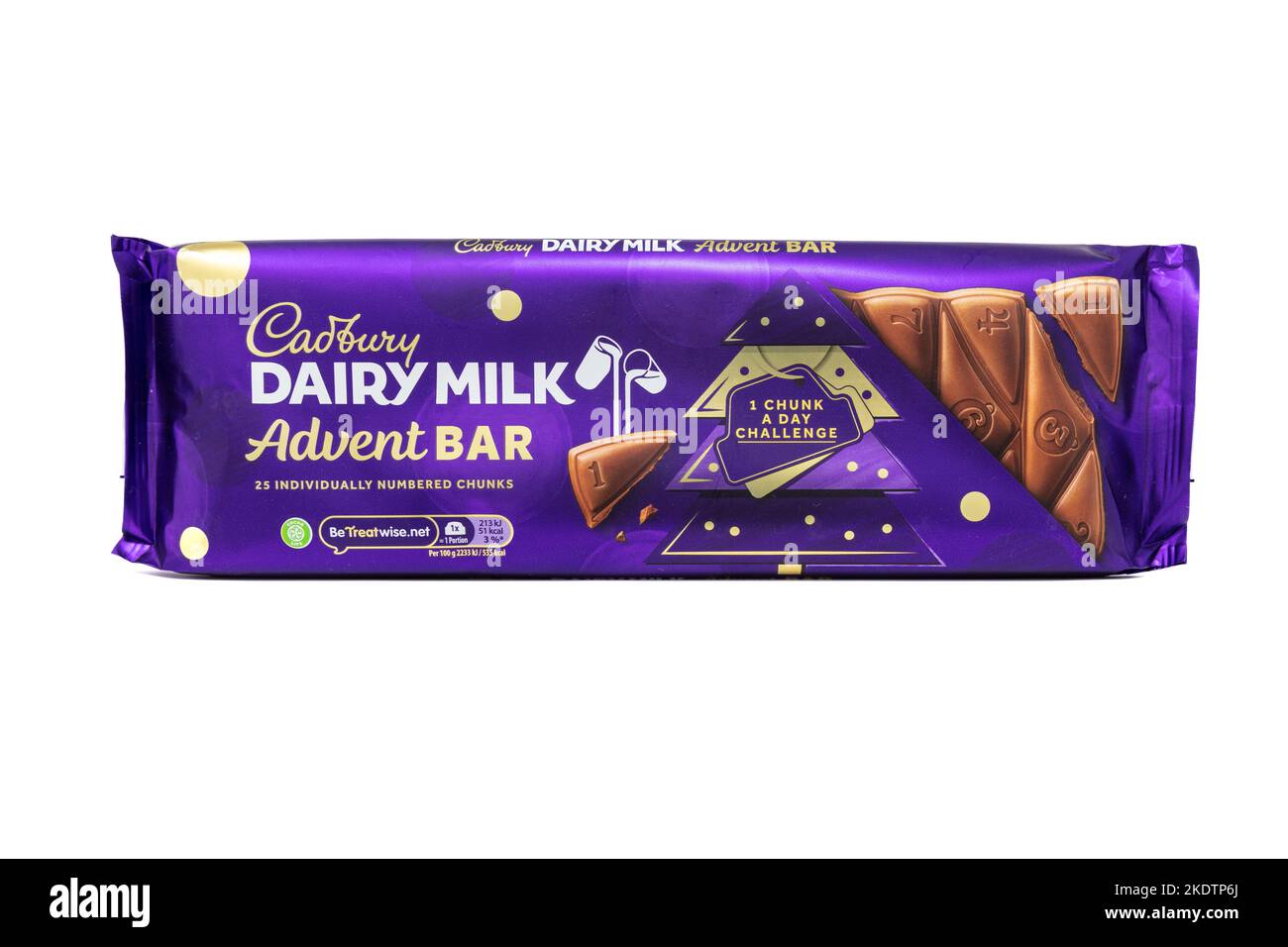 Cadbury Dairy Milk Advent Bar Stock Photo Alamy