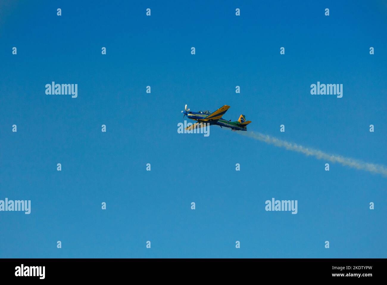 presentation of the Brazilian air force demonstration squadron in Fortaleza Ceara northeast of Brazil Stock Photo