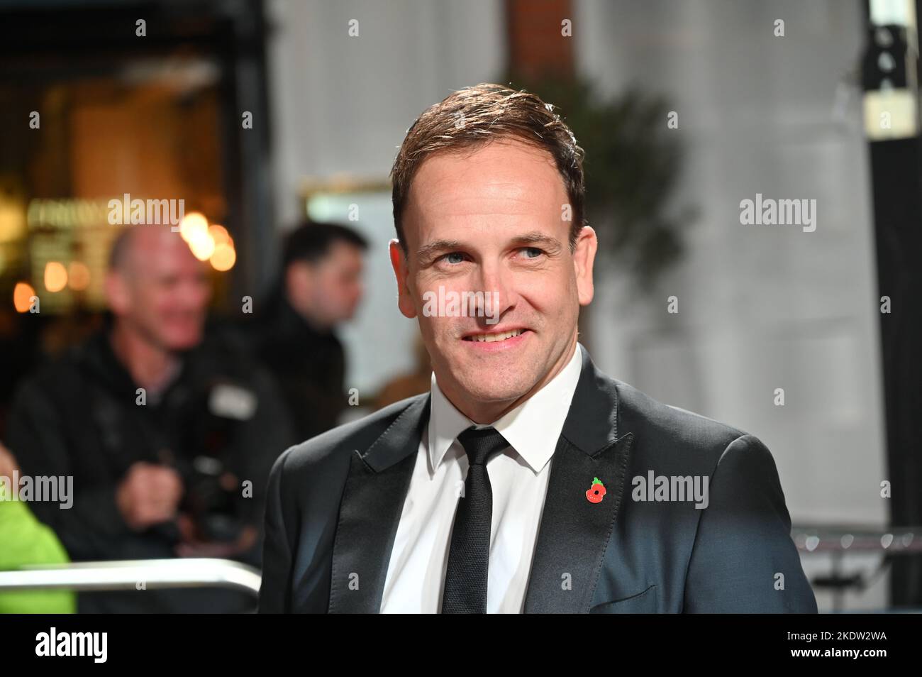 London, UK. 8th November, 2022. Jonny Lee Miller attends Netflix Present the world Permiere - The fifth season of The Crown at Theatre Royal, Drury Lane, on 8 November London, UK. Stock Photo
