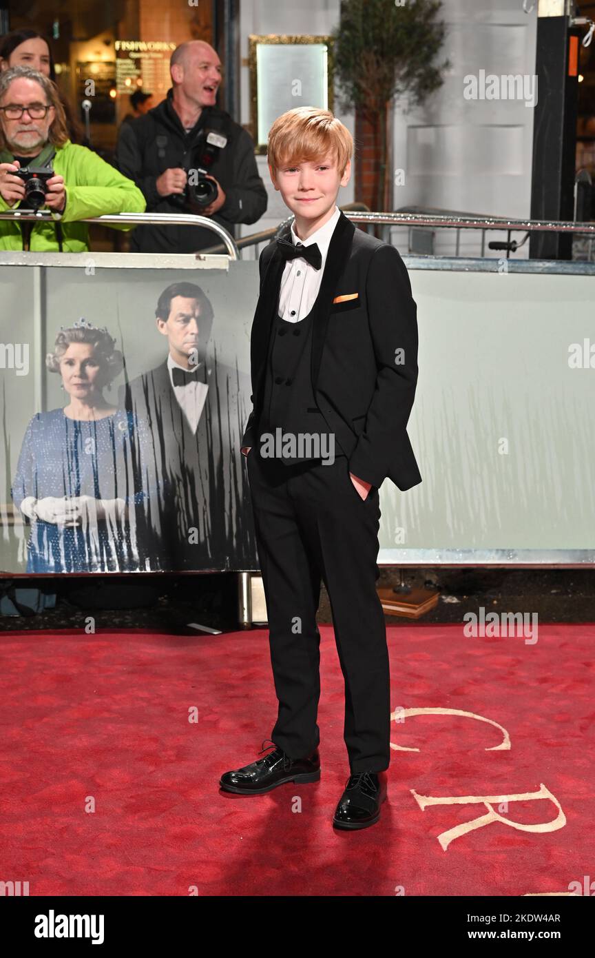 London, UK. 8th November, 2022. Timothee Sambor attends Netflix Present the world Permiere - The fifth season of The Crown at Theatre Royal, Drury Lane, on 8 November London, UK. Credit: See Li/Picture Capital/Alamy Live News Stock Photo