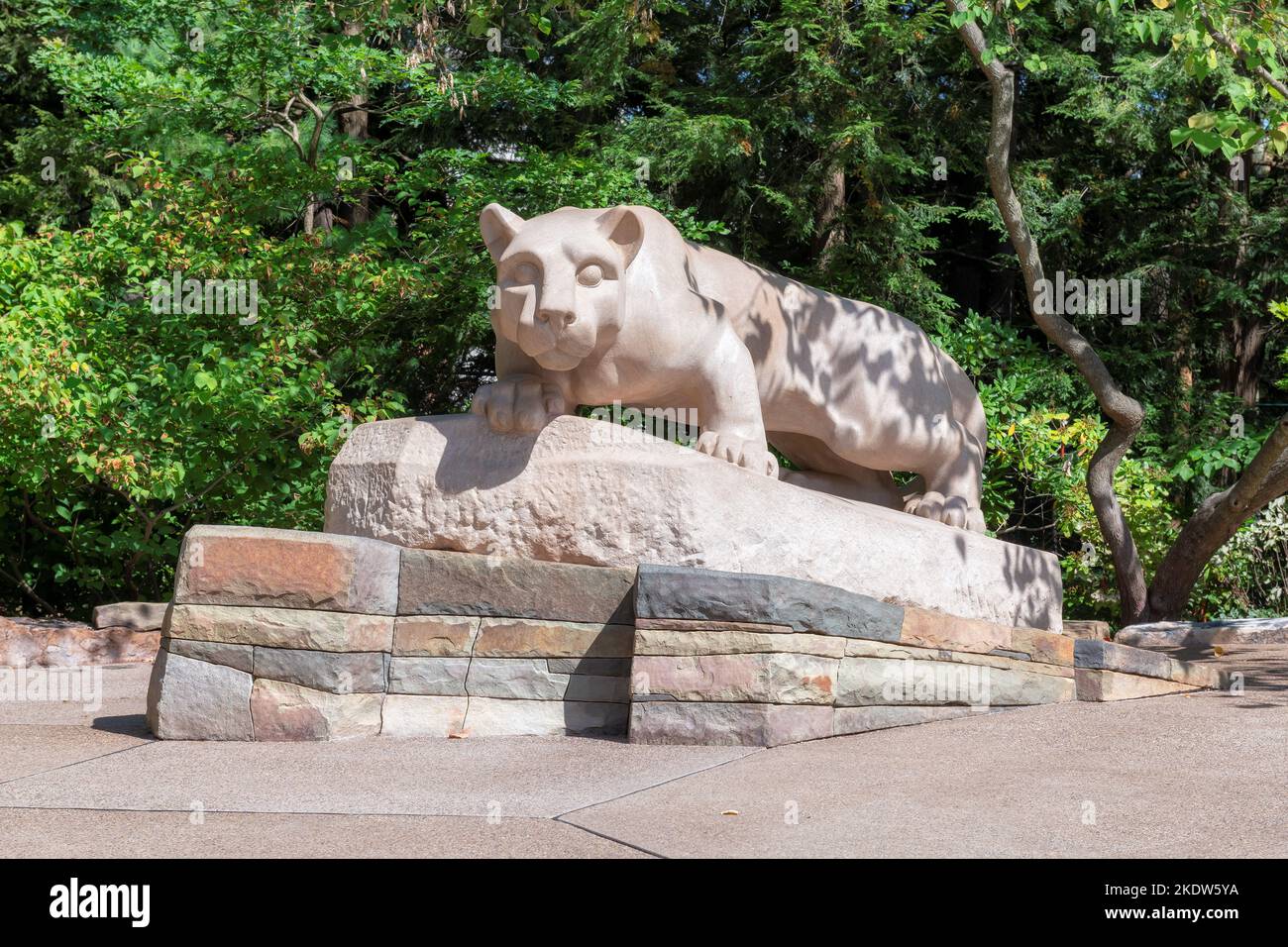 Penn State Nittany Lion in Penn State University, State College, Pennsylvania. Stock Photo