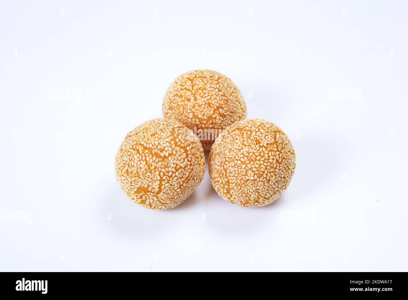 Three sesame balls Stock Photo Alamy