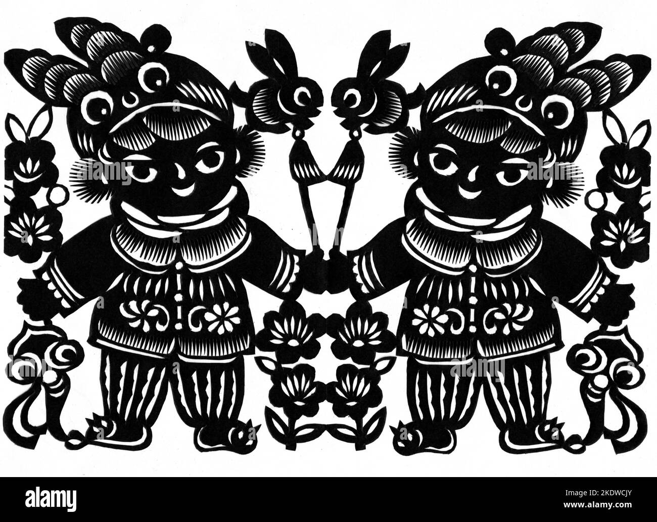 Rabbit chinese year Black and White Stock Photos & Images - Alamy