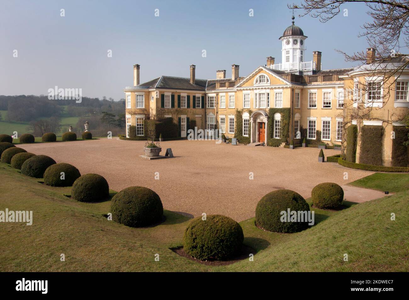 Polesden Lacey Edwardian house and estate, Great Bookham, Guildford, Surrey Stock Photo