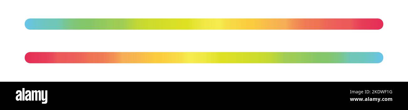 Colorful horizontal slider bar templates for different level indicator ...