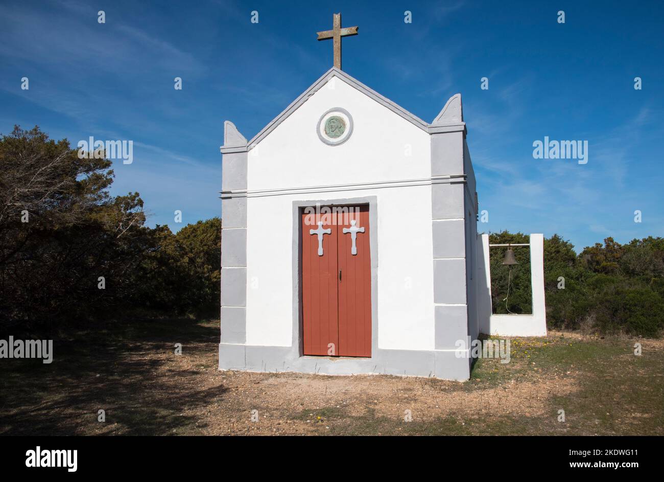 In Sardegna, esistono molte Chiese di diverse epoche storiche Stock