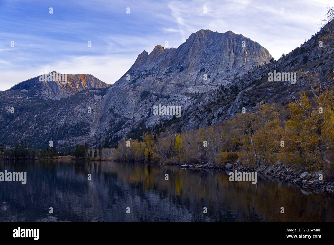 June Lake Fall Colors Stock Photo Alamy