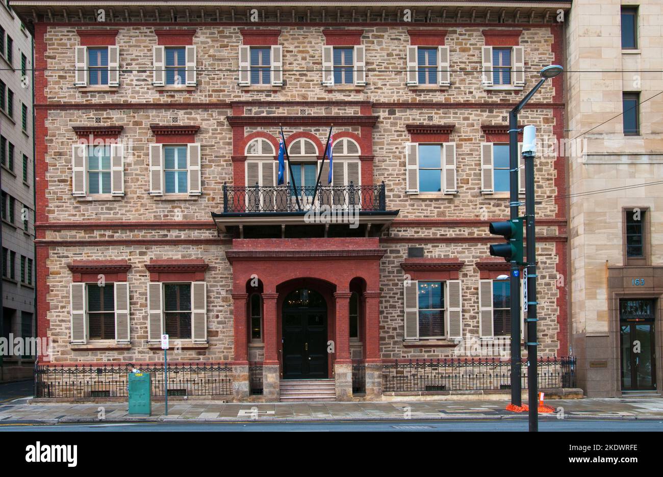 Period building on North Terrace, Adelaide, SA Stock Photo Alamy