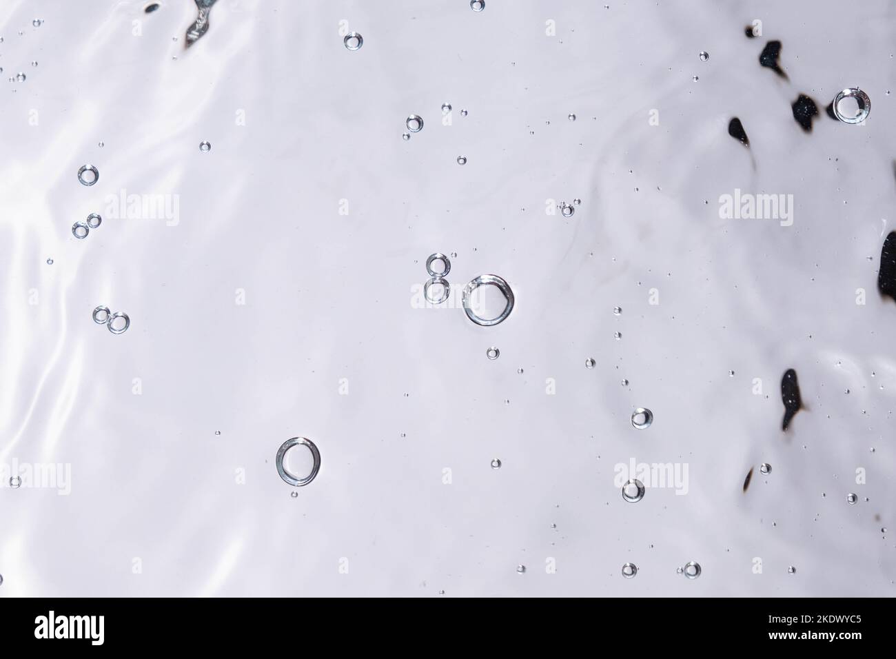 Underwater bubble texture on white background. Water with bubbles. Air ...