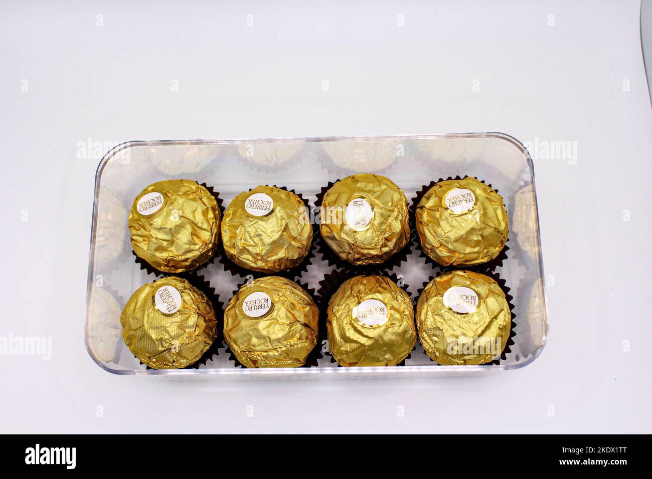 Original Ferrero Rocher Milk Chocolate Balls Stock Photo Alamy