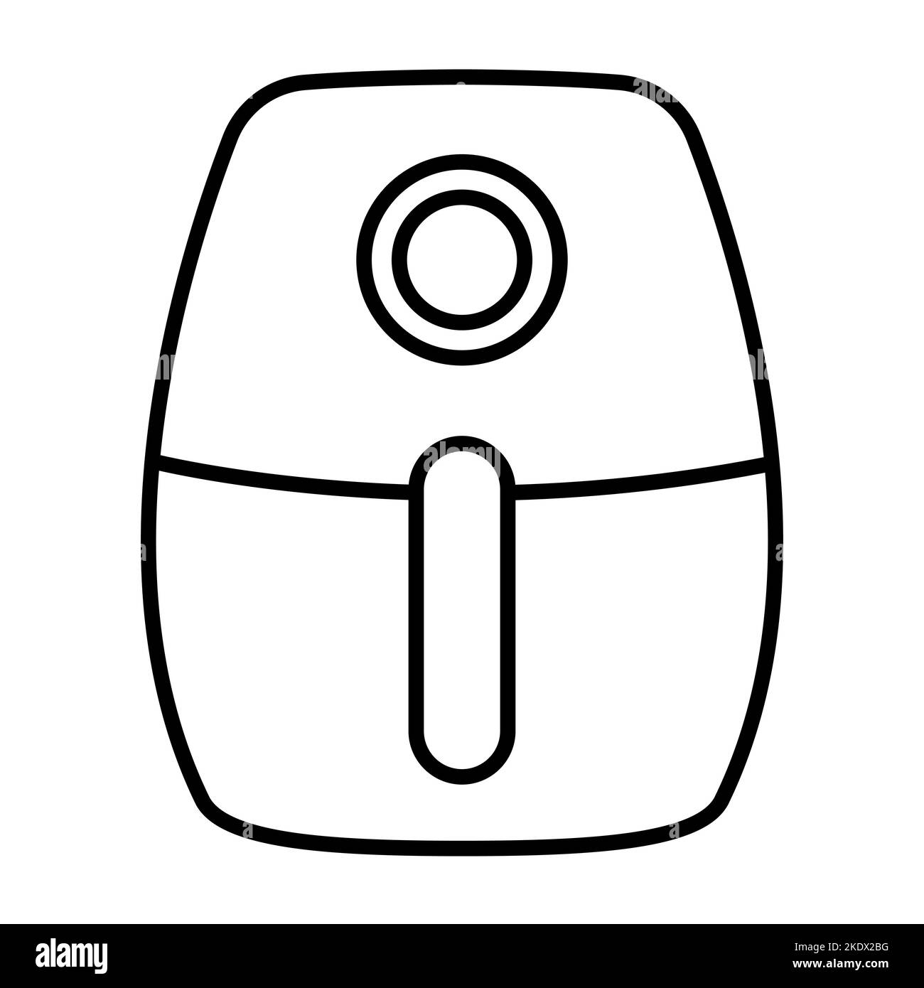 cooking air fryer appliance icon vector for graphic design, logo
