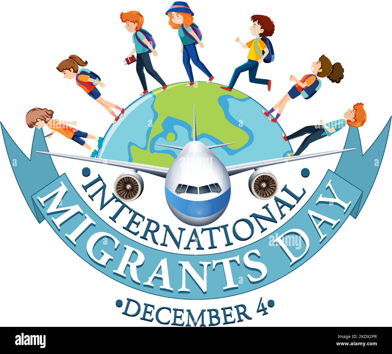 International Migrants Day Banner Design illustration Stock Vector ...